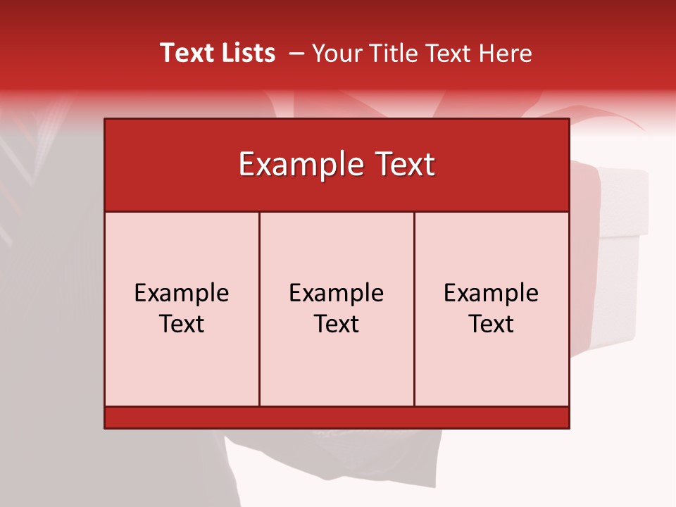 A Businessman Offering A Gift To You (Selective Focus) PowerPoint Template