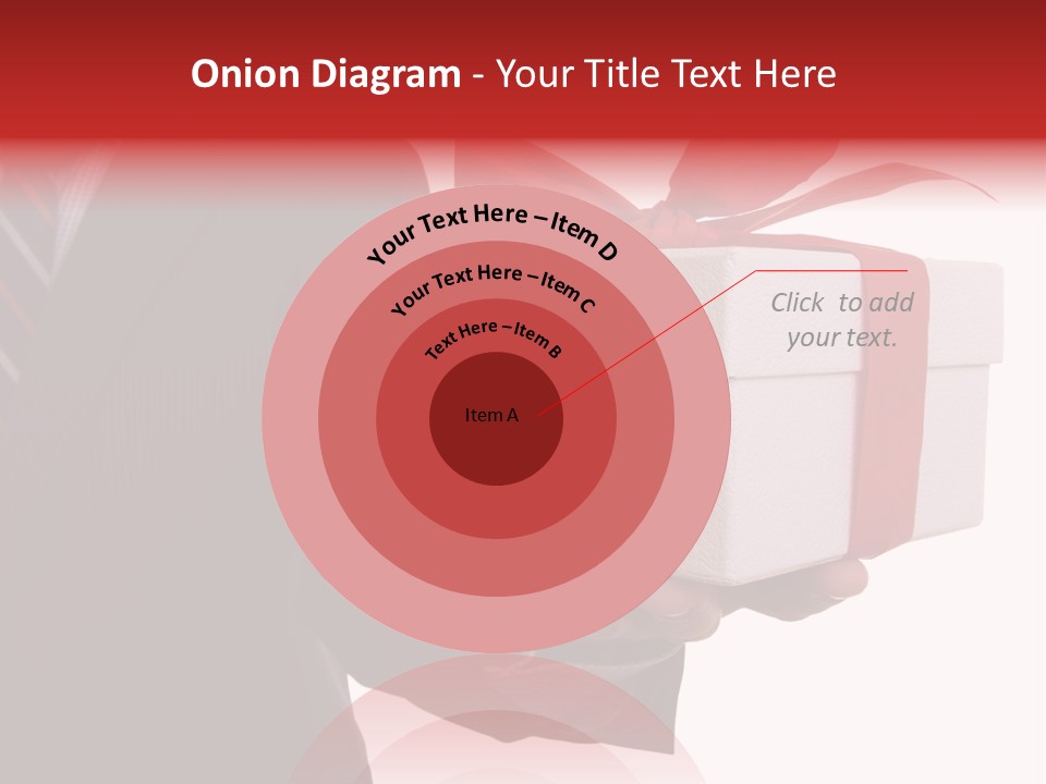 A Businessman Offering A Gift To You (Selective Focus) PowerPoint Template