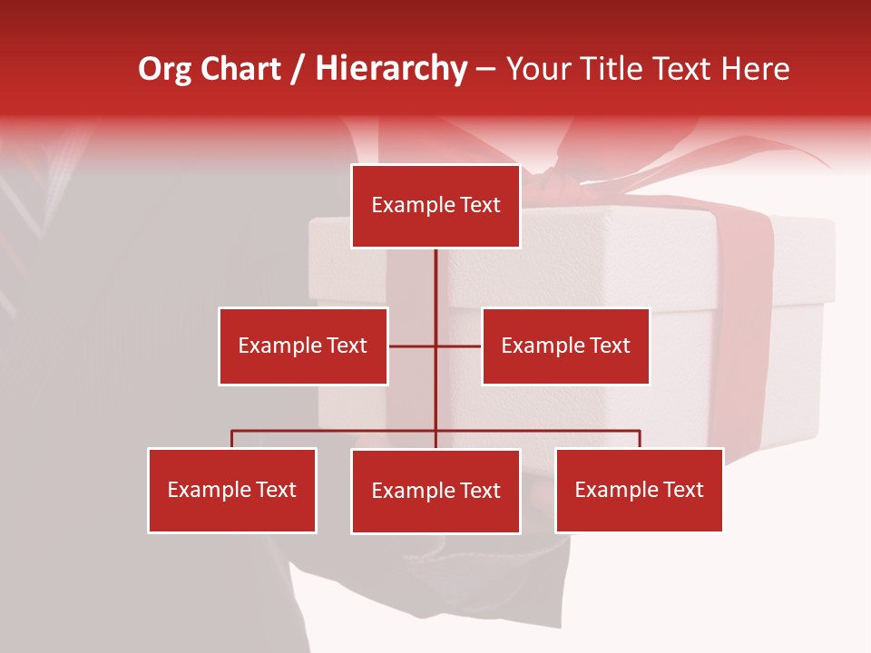 A Businessman Offering A Gift To You (Selective Focus) PowerPoint Template