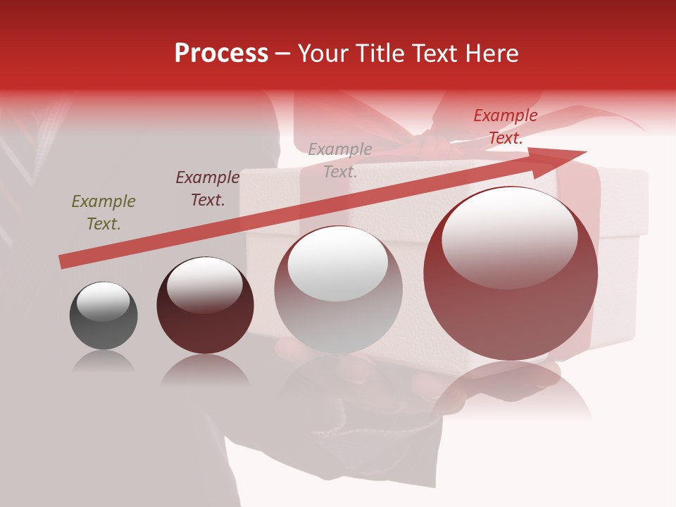 A Businessman Offering A Gift To You (Selective Focus) PowerPoint Template