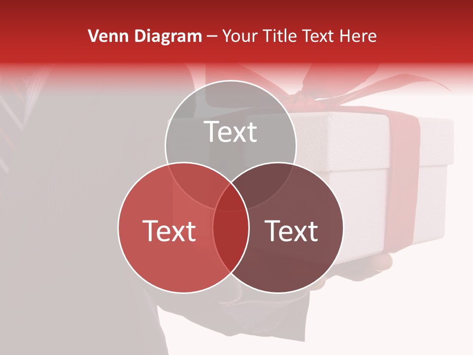 A Businessman Offering A Gift To You (Selective Focus) PowerPoint Template