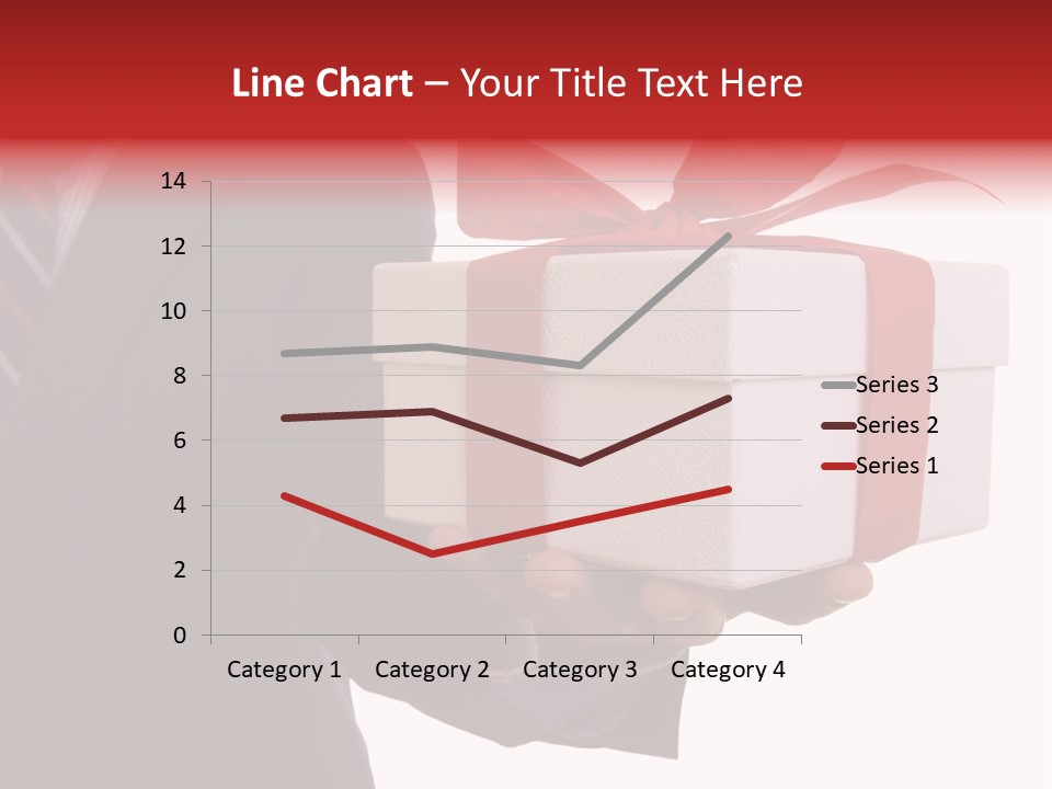 A Businessman Offering A Gift To You (Selective Focus) PowerPoint Template