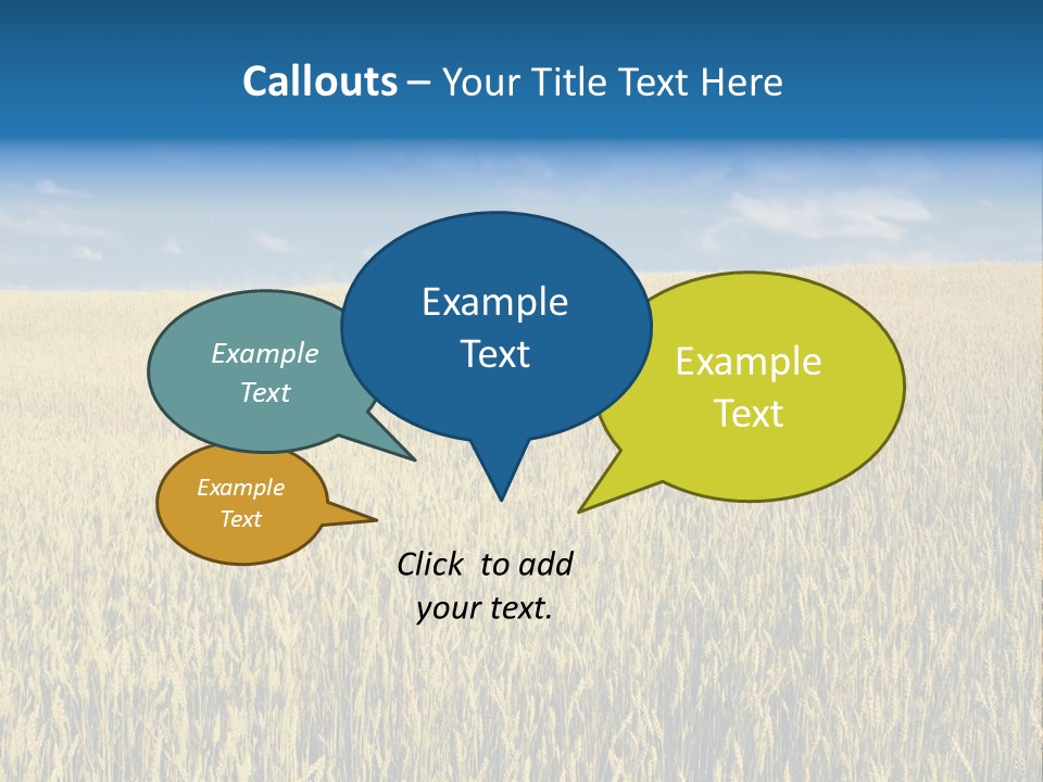 Wheat Field PowerPoint Template