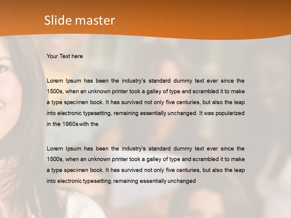 Student And Teacher Looking Smiling At The Library PowerPoint Template