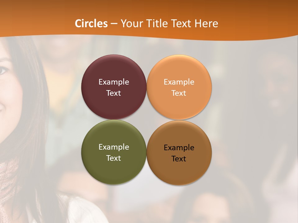 Student And Teacher Looking Smiling At The Library PowerPoint Template