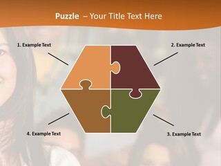 Student And Teacher Looking Smiling At The Library PowerPoint Template