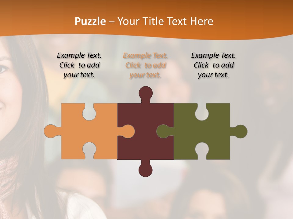 Student And Teacher Looking Smiling At The Library PowerPoint Template