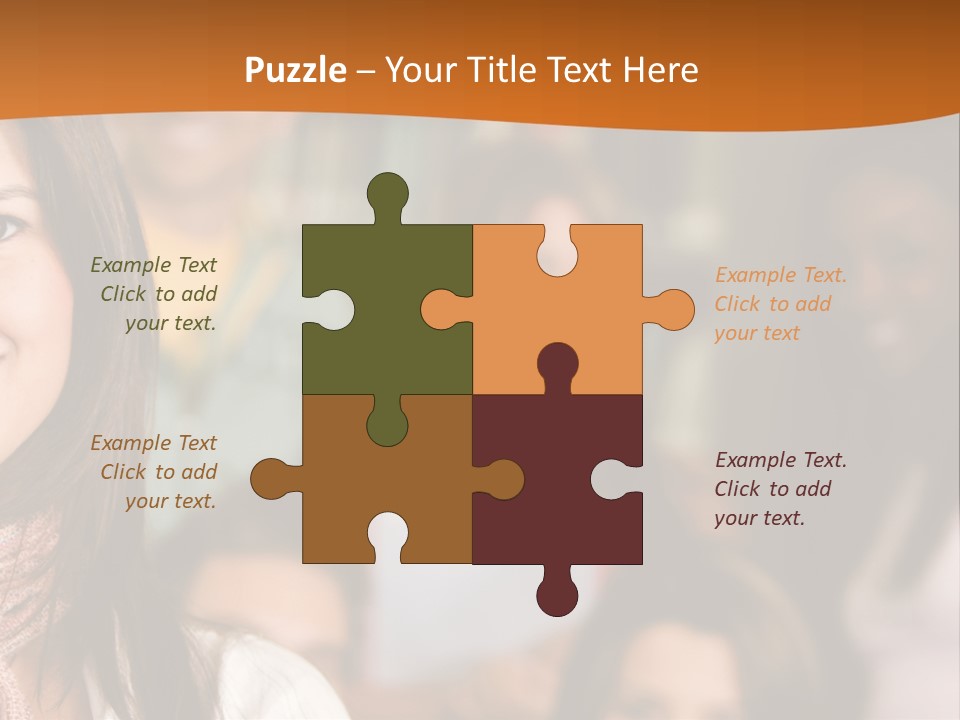 Student And Teacher Looking Smiling At The Library PowerPoint Template