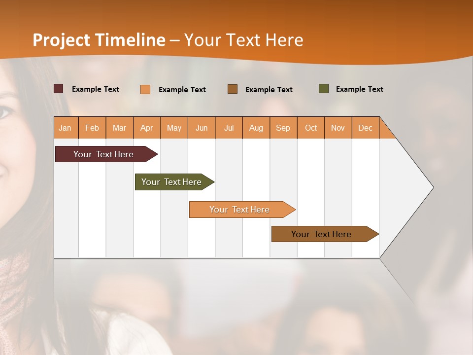 Student And Teacher Looking Smiling At The Library PowerPoint Template