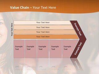 Student And Teacher Looking Smiling At The Library PowerPoint Template
