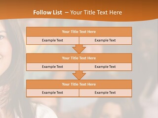 Student And Teacher Looking Smiling At The Library PowerPoint Template
