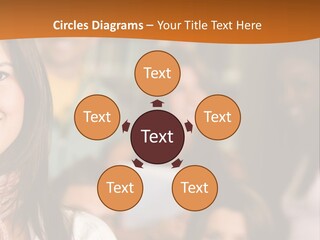 Student And Teacher Looking Smiling At The Library PowerPoint Template