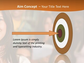 Student And Teacher Looking Smiling At The Library PowerPoint Template