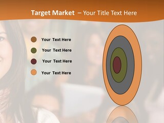 Student And Teacher Looking Smiling At The Library PowerPoint Template