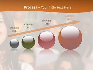 Student And Teacher Looking Smiling At The Library PowerPoint Template