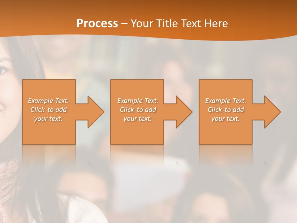 Student And Teacher Looking Smiling At The Library PowerPoint Template