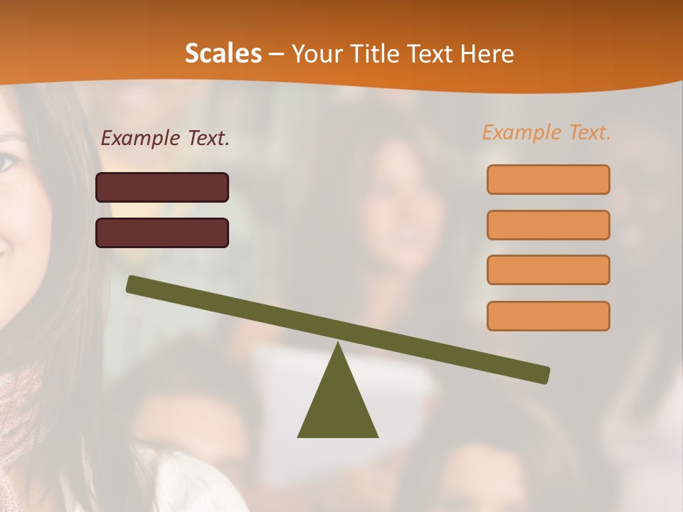 Student And Teacher Looking Smiling At The Library PowerPoint Template