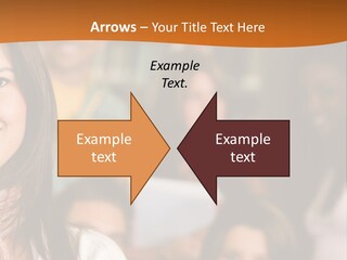 Student And Teacher Looking Smiling At The Library PowerPoint Template