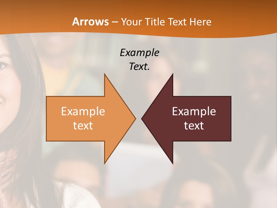 Student And Teacher Looking Smiling At The Library PowerPoint Template