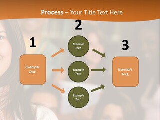Student And Teacher Looking Smiling At The Library PowerPoint Template