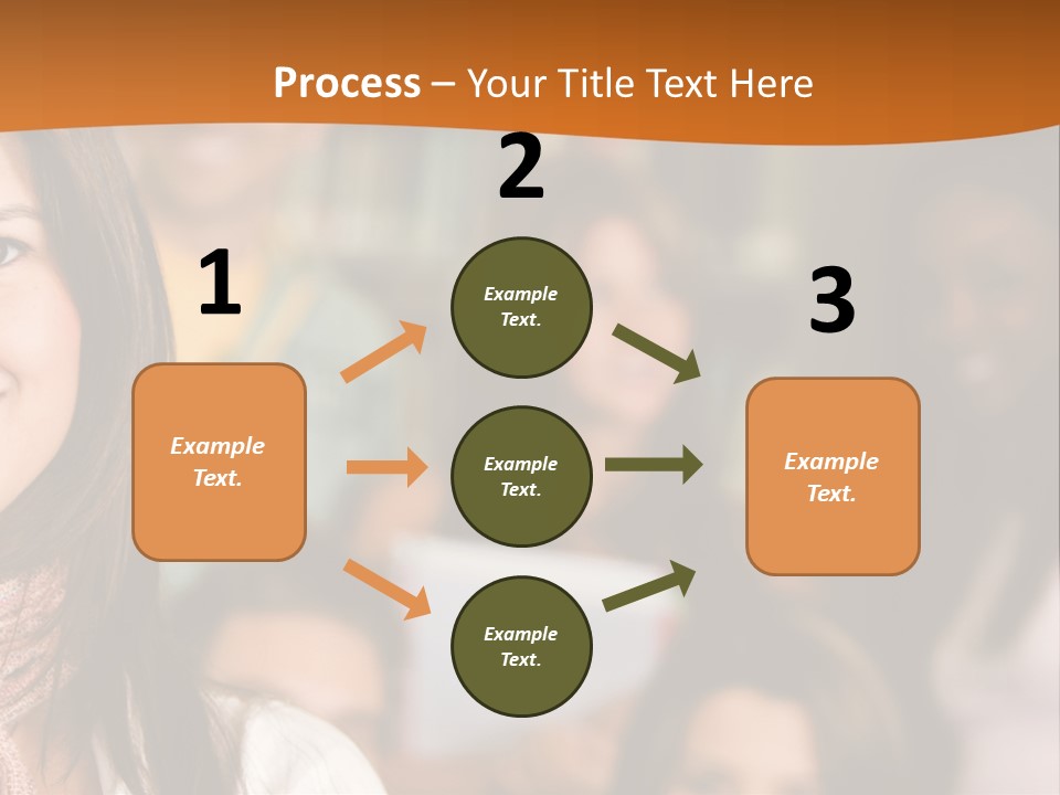 Student And Teacher Looking Smiling At The Library PowerPoint Template