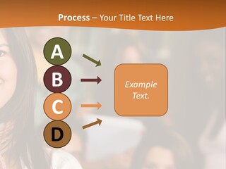 Student And Teacher Looking Smiling At The Library PowerPoint Template