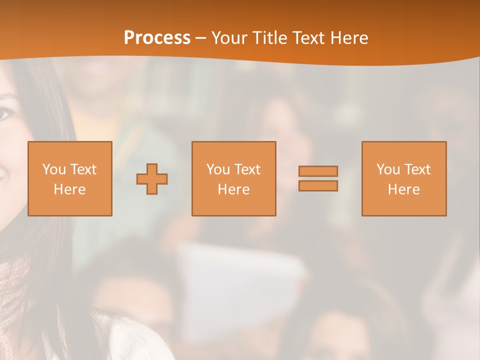 Student And Teacher Looking Smiling At The Library PowerPoint Template