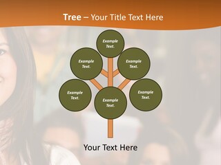 Student And Teacher Looking Smiling At The Library PowerPoint Template