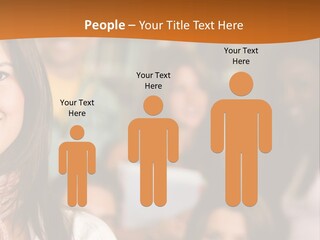 Student And Teacher Looking Smiling At The Library PowerPoint Template