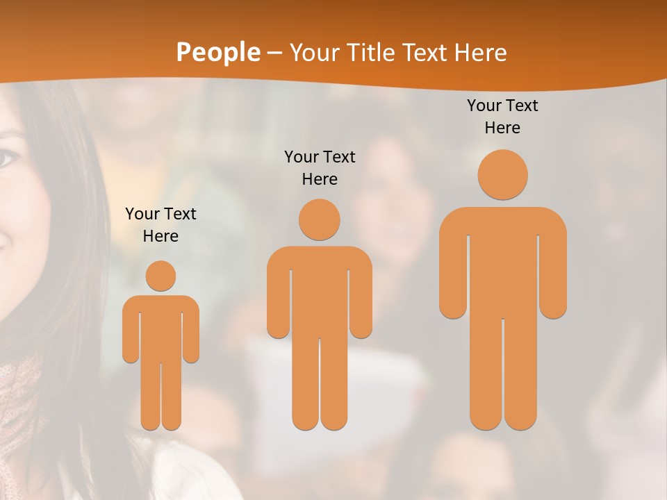 Student And Teacher Looking Smiling At The Library PowerPoint Template