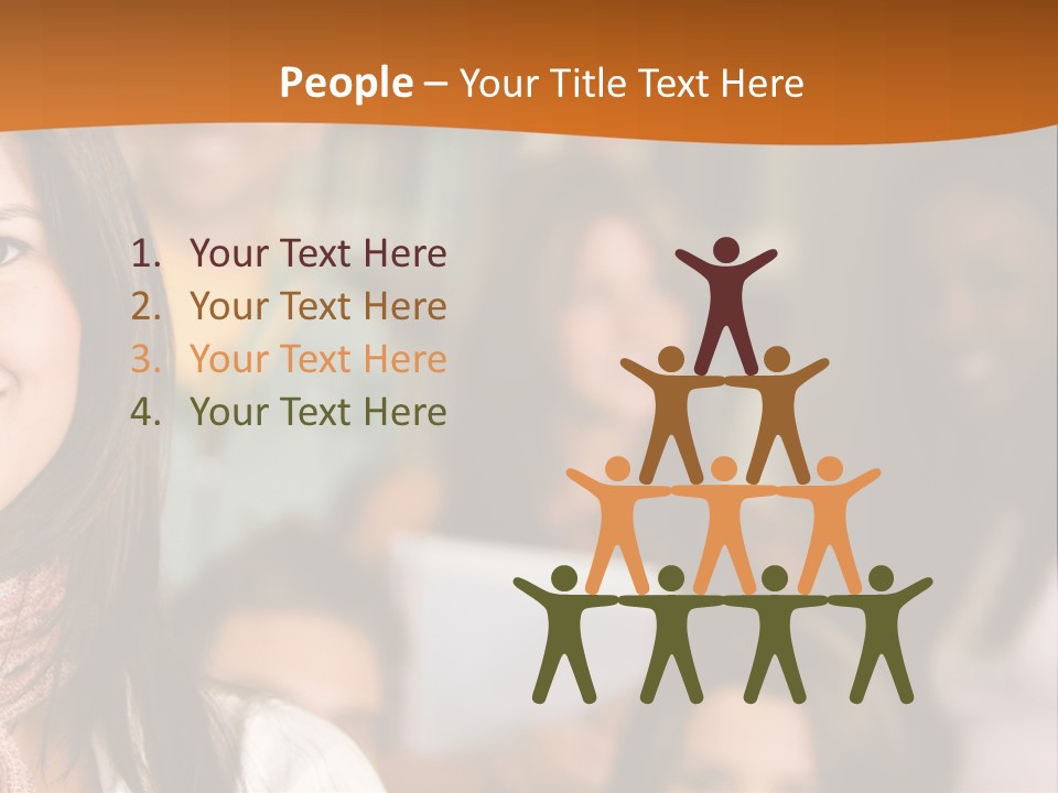 Student And Teacher Looking Smiling At The Library PowerPoint Template