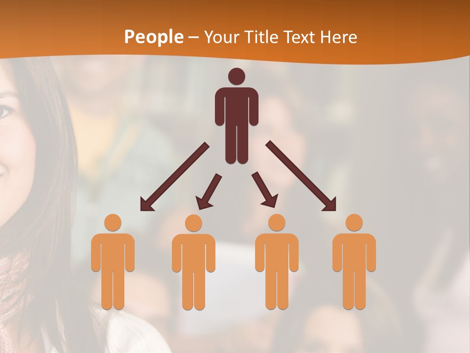 Student And Teacher Looking Smiling At The Library PowerPoint Template