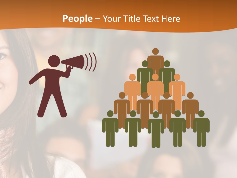 Student And Teacher Looking Smiling At The Library PowerPoint Template