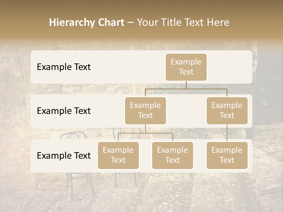 Artistic Work Of My Own In Retro Style - Postcard From Italy. - Alley, Spoleto, Umbria, Italy PowerPoint Template