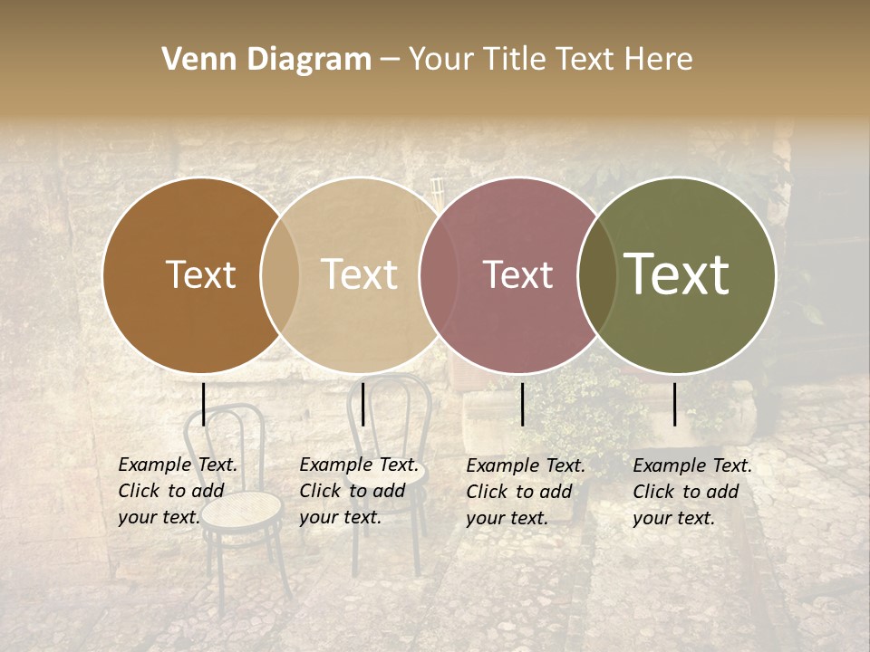 Artistic Work Of My Own In Retro Style - Postcard From Italy. - Alley, Spoleto, Umbria, Italy PowerPoint Template