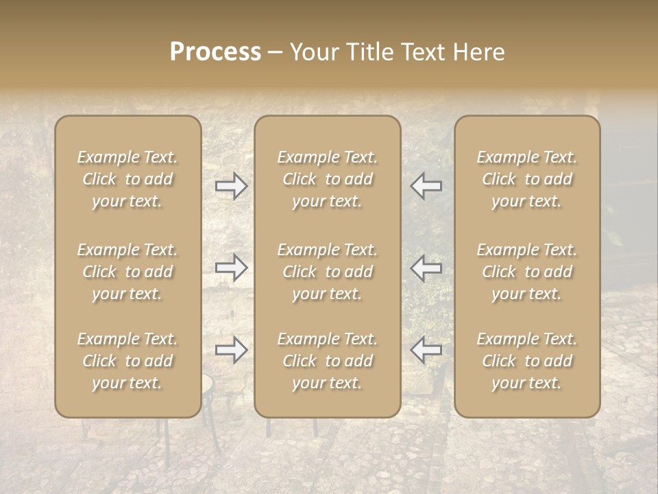 Artistic Work Of My Own In Retro Style - Postcard From Italy. - Alley, Spoleto, Umbria, Italy PowerPoint Template