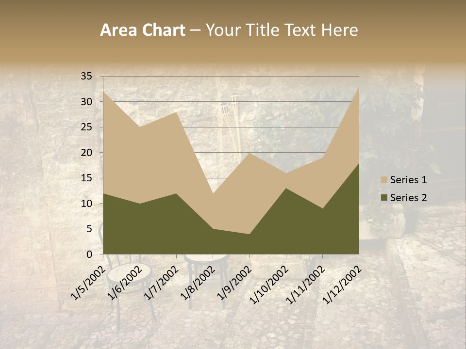 Artistic Work Of My Own In Retro Style - Postcard From Italy. - Alley, Spoleto, Umbria, Italy PowerPoint Template