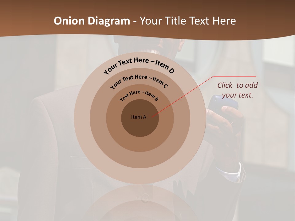 An Confident And Successful African-American Businessman In A Power Suit PowerPoint Template