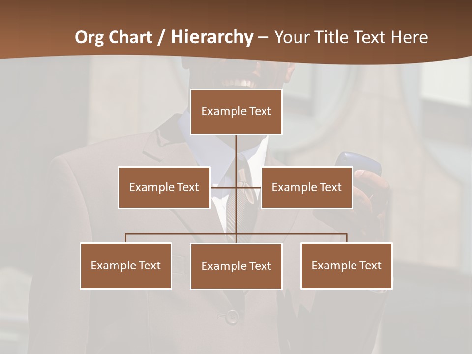 An Confident And Successful African-American Businessman In A Power Suit PowerPoint Template