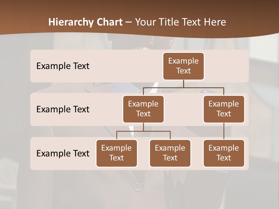 An Confident And Successful African-American Businessman In A Power Suit PowerPoint Template