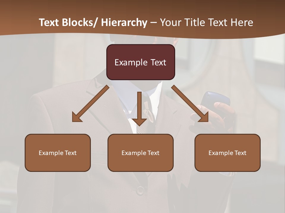 An Confident And Successful African-American Businessman In A Power Suit PowerPoint Template