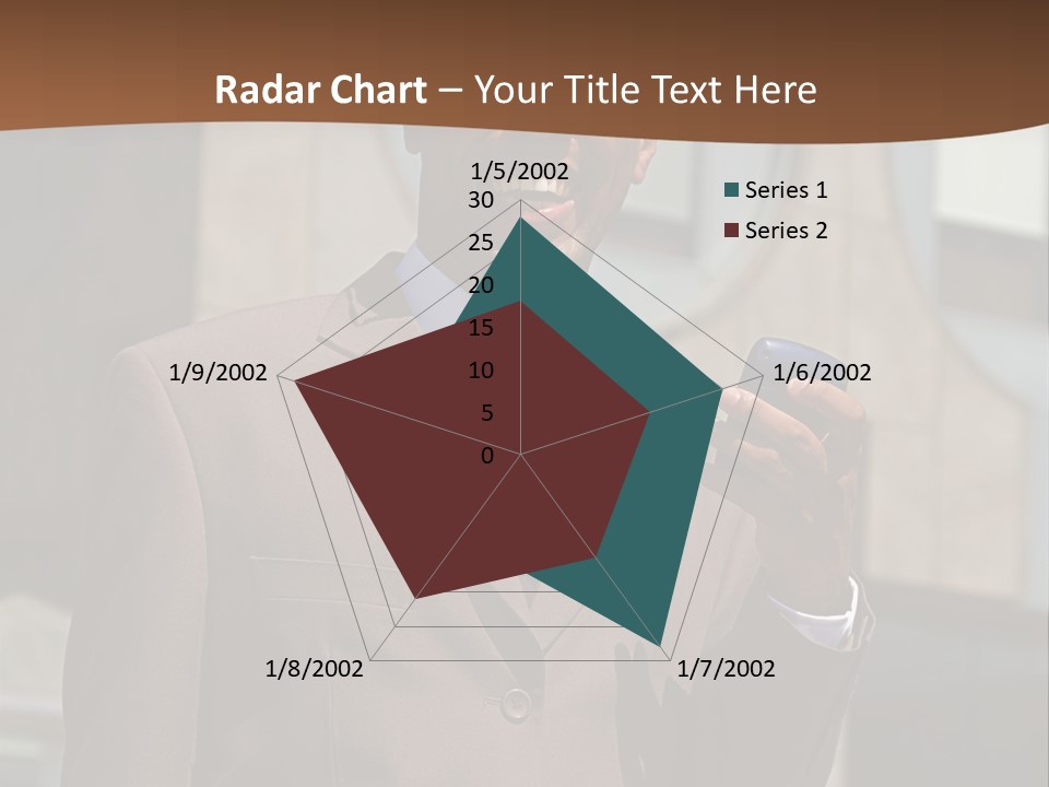 An Confident And Successful African-American Businessman In A Power Suit PowerPoint Template