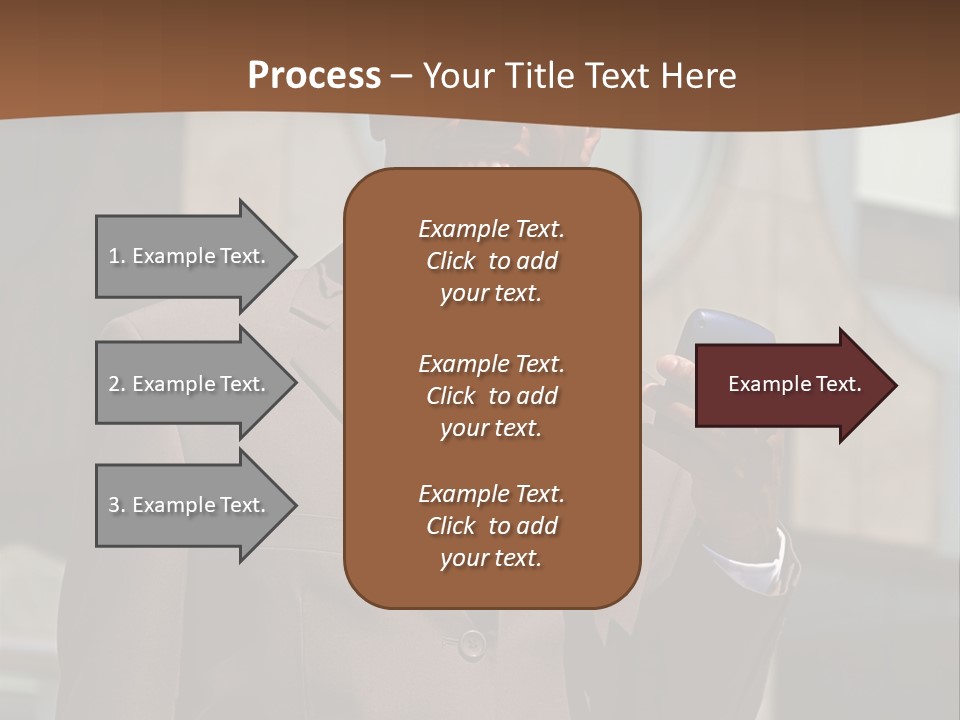 An Confident And Successful African-American Businessman In A Power Suit PowerPoint Template