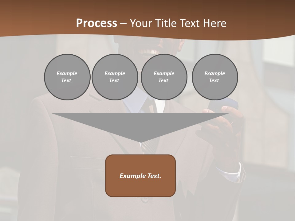 An Confident And Successful African-American Businessman In A Power Suit PowerPoint Template