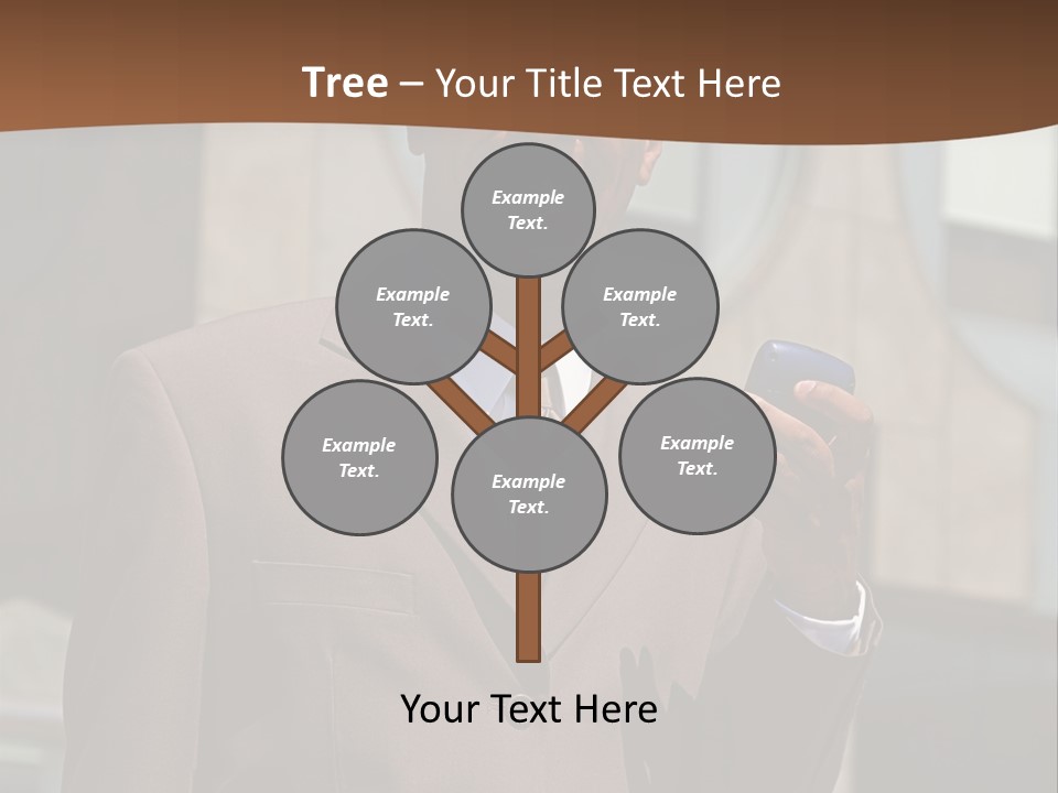 An Confident And Successful African-American Businessman In A Power Suit PowerPoint Template