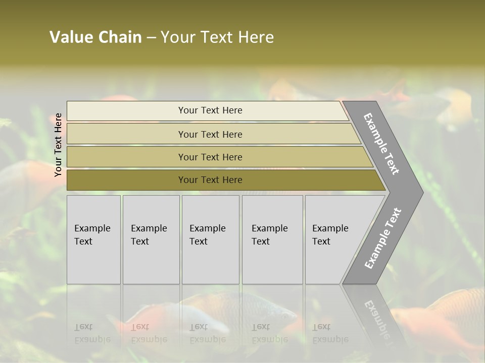 Fish In Aquarium PowerPoint Template