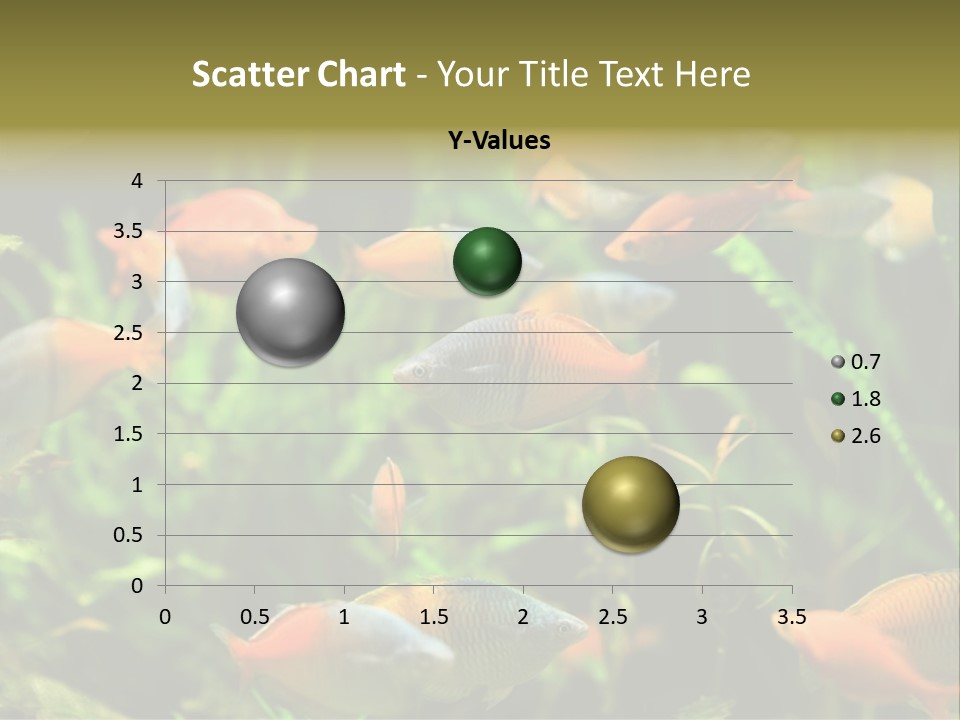Fish In Aquarium PowerPoint Template