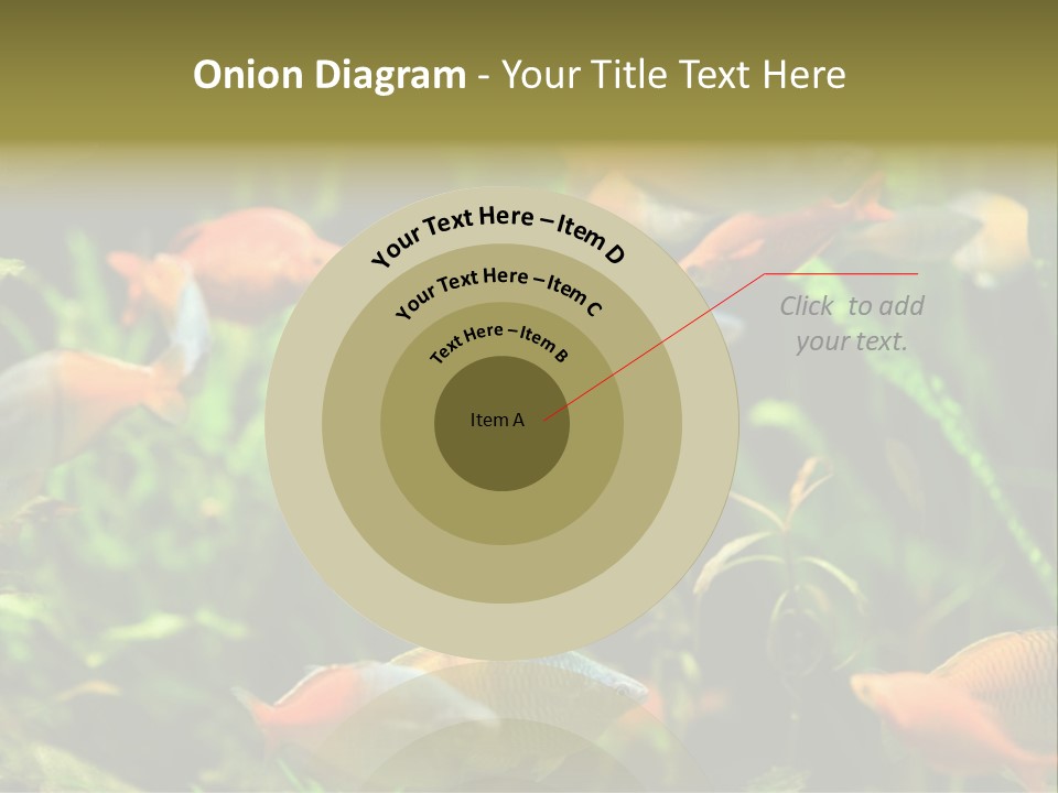 Fish In Aquarium PowerPoint Template