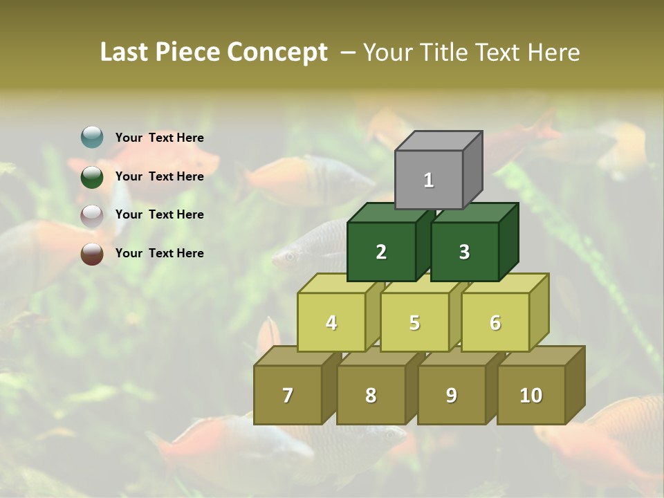 Fish In Aquarium PowerPoint Template