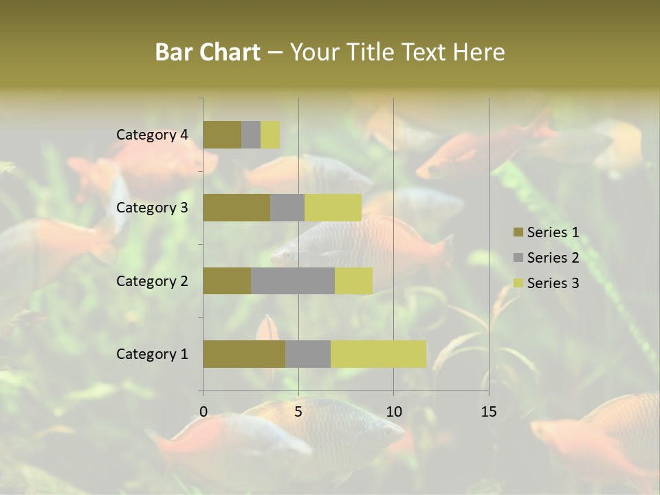 Fish In Aquarium PowerPoint Template